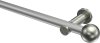 10193611-XX3339 Gardinenstange Metall 20 mm Ø PLATON - Luino Silbergrau / Edelstahl-Optik (ohne Ringe)