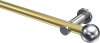 10193611-XX3812 Gardinenstange Metall 20 mm Ø PLATON - Luino Messing-Optik / Chrom (ohne Ringe)
