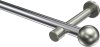 10193625-XX1239 Gardinenstange Metall 20 mm Ø PRESTIGE - Luino Chrom / Edelstahl-Optik (ohne Ringe)