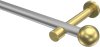 10193625-XX3338 Gardinenstange Metall 20 mm Ø PRESTIGE - Luino Silbergrau / Messing-Optik (ohne Ringe)