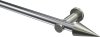 10193711-XX1239 Gardinenstange Metall 20 mm Ø PLATON - Savio Chrom / Edelstahl-Optik (ohne Ringe)