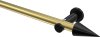 10193711-XX3829 Gardinenstange Metall 20 mm Ø PLATON - Savio Messing-Optik / Schwarz (ohne Ringe)
