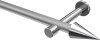 10193725-XX3312 Gardinenstange Metall 20 mm Ø PRESTIGE - Savio Silbergrau / Chrom (ohne Ringe)
