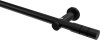 10193811-1029 Gardinenstange Metall 20 mm Ø PLATON - Elanto Schwarz (ohne Ringe)