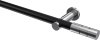 10193811-102912 Gardinenstange Metall 20 mm Ø PLATON - Elanto Schwarz / Chrom (ohne Ringe)
