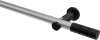 10193811-103329 Gardinenstange Metall 20 mm Ø PLATON - Elanto Silbergrau / Schwarz (ohne Ringe)