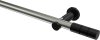 10193811-103929 Gardinenstange Metall 20 mm Ø PLATON - Elanto Edelstahl-Optik / Schwarz (ohne Ringe)