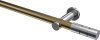 10193811-XX9512 Gardinenstange Metall 20 mm Ø PLATON - Elanto Messing Antik / Chrom (ohne Ringe)