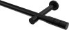 10193825-1029 Gardinenstange Metall 20 mm Ø PRESTIGE - Elanto Schwarz (ohne Ringe)