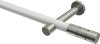 10193825-103239 Gardinenstange Metall 20 mm Ø PRESTIGE - Elanto Weiß / Edelstahl-Optik (ohne Ringe)