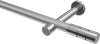 10193825-103312 Gardinenstange Metall 20 mm Ø PRESTIGE - Elanto Silbergrau / Chrom (ohne Ringe)