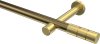 10193825-XX9538 Gardinenstange Metall 20 mm Ø PRESTIGE - Elanto Messing Antik / Messing-Optik (ohne Ringe)