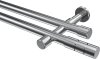 10193826-XX12 Gardinenstange Metall 20 mm Ø 2-läufig PRESTIGE - Elanto Chrom (ohne Ringe)