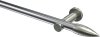 10193911-XX1239 Gardinenstange Metall 20 mm Ø PLATON - Samanto Chrom / Edelstahl-Optik (ohne Ringe)