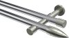10193926-XX1239 Gardinenstange Metall 20 mm Ø 2-läufig PRESTIGE - Samanto Chrom / Edelstahl-Optik (ohne Ringe)