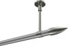10193933-103339 Gardinenstange Metall 20 mm Ø SONETTE - Samanto Silbergrau / Edelstahl-Optik (ohne Ringe)