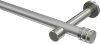 10194125-XX3339 Gardinenstange Metall 20 mm Ø PRESTIGE - Estana Silbergrau / Edelstahl-Optik (ohne Ringe)