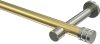 10194125-XX3839 Gardinenstange Messing-Optik / Edelstahl-Optik 20 mm Ø PRESTIGE - Estana (ohne Ringe)