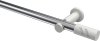 10194211-101232 Gardinenstange Metall 20 mm Ø PLATON - Zoena Chrom / Weiß (ohne Ringe)