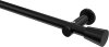 10194611-1029 Gardinenstange Metall 20 mm Ø PLATON - Sitra Schwarz (ohne Ringe)
