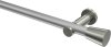 10194611-XX3339 Gardinenstange Metall 20 mm Ø PLATON - Sitra Silbergrau / Edelstahl-Optik (ohne Ringe)