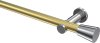 10194611-XX3812 Gardinenstange Metall 20 mm Ø PLATON - Sitra Messing-Optik / Chrom (ohne Ringe)