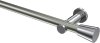 10194611-XX3912 Gardinenstange Metall 20 mm Ø PLATON - Sitra Edelstahl-Optik / Chrom (ohne Ringe)