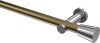 10194611-XX9512 Gardinenstange Metall 20 mm Ø PLATON - Sitra Messing Antik / Chrom (ohne Ringe)