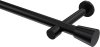 10194625-XX29 Gardinenstange Metall 20 mm Ø PRESTIGE - Sitra Schwarz (ohne Ringe)