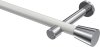 10194625-103212 Gardinenstange Metall 20 mm Ø PRESTIGE - Sitra Weiß / Chrom (ohne Ringe)