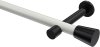 10194625-103229 Gardinenstange Metall 20 mm Ø PRESTIGE - Sitra Weiß / Schwarz (ohne Ringe)
