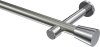 10194625-XX3912 Gardinenstange Metall 20 mm Ø PRESTIGE - Sitra Edelstahl-Optik / Chrom (ohne Ringe)