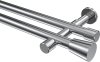 10194626-XX12 Gardinenstange Metall 20 mm Ø 2-läufig PRESTIGE - Sitra Chrom (ohne Ringe)