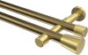 10194626-XX9538 Gardinenstange Metall 20 mm Ø 2-läufig PRESTIGE - Sitra Messing Antik / Messing-Optik (ohne Ringe)