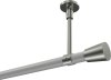 10194633-103239 Gardinenstange Metall 20 mm Ø SONETTE - Sitra Weiß / Edelstahl-Optik (ohne Ringe)
