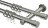 10203102-1040 Gardinenstange Edelstahl 20 mm Ø 2-läufig TREND - Santo