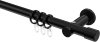 10203111-1029 Gardinenstange Metall 20 mm Ø PLATON - Santo Schwarz