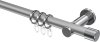10203111-103312 Gardinenstange Metall 20 mm Ø PLATON - Santo Silbergrau / Chrom