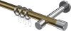 10203125-XX9512 Gardinenstange Metall 20 mm Ø PRESTIGE - Santo Messing Antik / Chrom