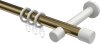 10203125-XX9532 Gardinenstange Metall 20 mm Ø PRESTIGE - Santo Messing Antik / Weiß