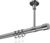 10203133-XX3312 Gardinenstange Metall 20 mm Ø SONETTE - Santo Silbergrau / Chrom
