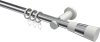10203311-101232 Gardinenstange Metall 20 mm Ø PLATON - Tanara Chrom / Weiß