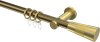 10203311-XX9538 Gardinenstange Metall 20 mm Ø PLATON - Tanara Messing Antik / Messing-Optik