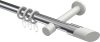 10203425-101232 Gardinenstange Metall 20 mm Ø PRESTIGE - Verano Chrom / Weiß