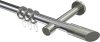 10203425-XX1239 Gardinenstange Metall 20 mm Ø PRESTIGE - Verano Chrom / Edelstahl-Optik