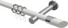 10203425-103212 Gardinenstange Metall 20 mm Ø PRESTIGE - Verano Weiß / Chrom