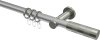 10203511-XX3339 Gardinenstange Metall 20 mm Ø PLATON - Mavell Silbergrau / Edelstahl-Optik