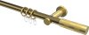 10203511-XX9538 Gardinenstange Metall 20 mm Ø PLATON - Mavell Messing Antik / Messing-Optik