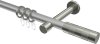 10203525-XX3339 Gardinenstange Metall 20 mm Ø PRESTIGE - Mavell Silbergrau / Edelstahl-Optik