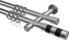 10203526-10121229 Gardinenstange Metall 20 mm Ø 2-läufig PRESTIGE - Mavell Chrom